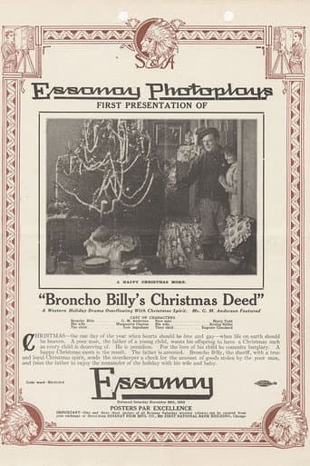 Poster for Broncho Billy's Christmas Deed