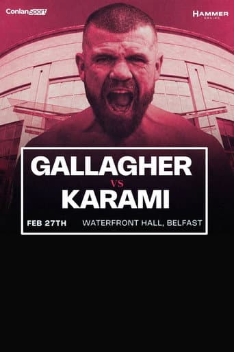 Poster for Paddy Gallagher vs. Bahadur Karami