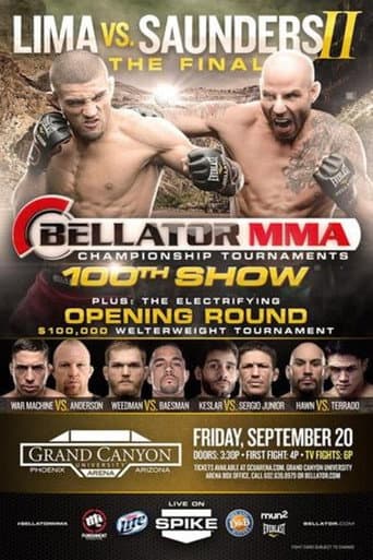 Poster for Bellator 100: Lima vs. Saunders