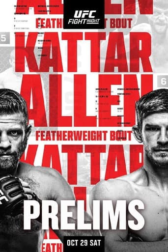 Poster for UFC Fight Night 213: Kattar vs. Allen