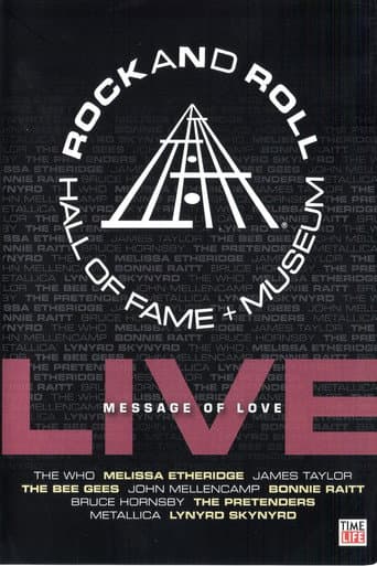 Poster for Rock and Roll Hall of Fame Live - Message of Love
