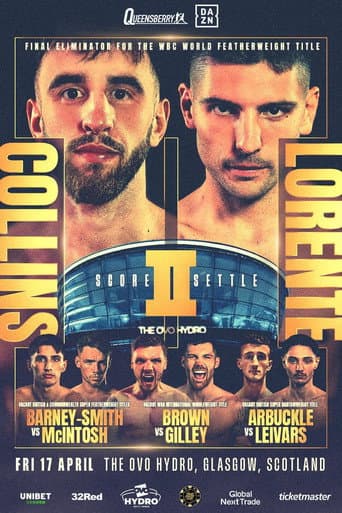 Poster for Nathaniel Collins vs. Cristobal Lorente II