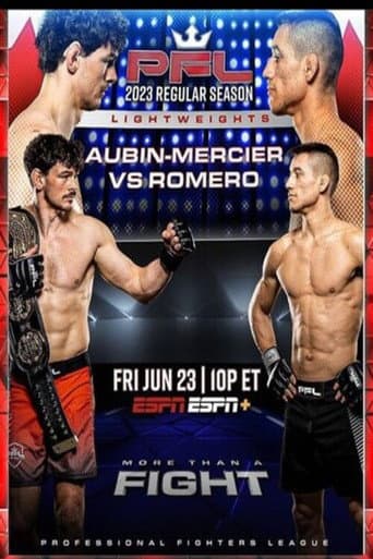 Poster for PFL 2023 #6: Regular Season - Aubin-Mercier vs. Romero