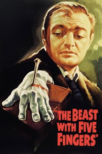 Poster for The Beast with Five Fingers
