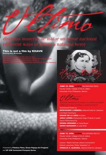 Poster for Ultimo: Different Ways of Killing a National Hero