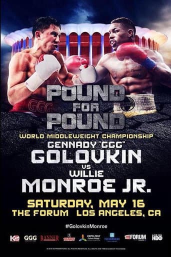Poster for Gennady Golovkin vs. Willie Monroe Jr