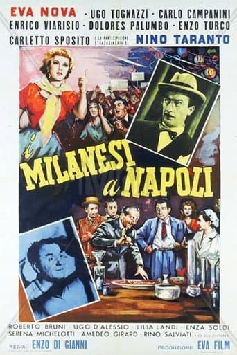 Poster for I milanesi a Napoli