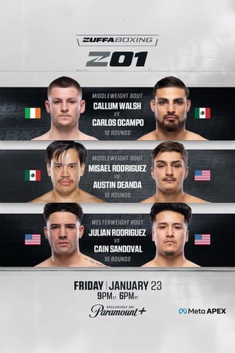 Poster for Zuffa Boxing 01