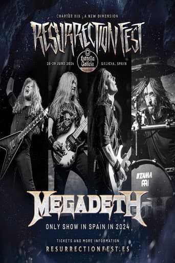 Poster for MEGADETH - Live at Resurrection Fest EG 2024