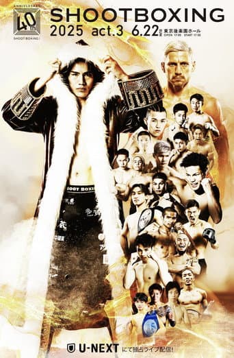 Poster for SHOOT BOXING 2025 act.3