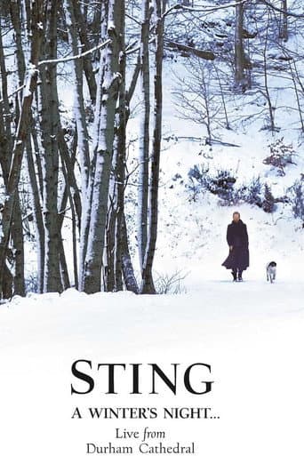 Poster for Sting: A Winter's Night...Live From Durham Cathedral