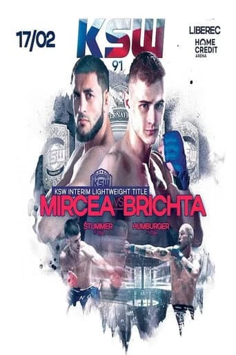 Poster for KSW 91: Mircea vs. Brichta