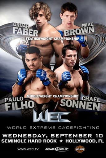 Poster for WEC 36: Faber vs. Brown
