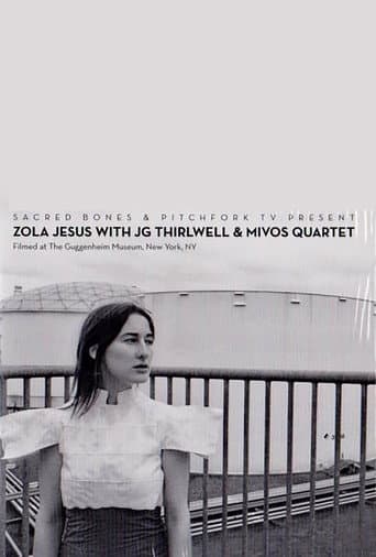 Poster for Zola Jesus with JG Thirlwell & Mivos Quartet