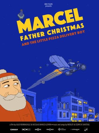 Poster for Marcel, Father Christmas (and the little pizza delivery boy)