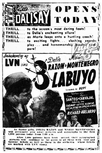 Poster for Tatlong Labuyo