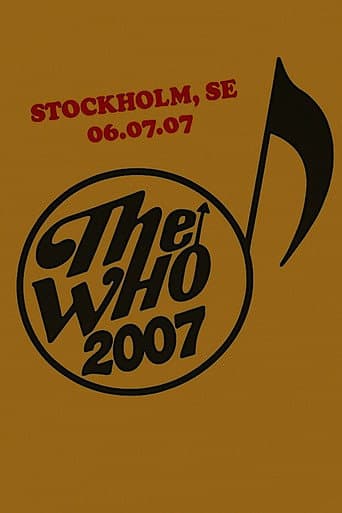 Poster for The Who: Stockholm 7/6/2007