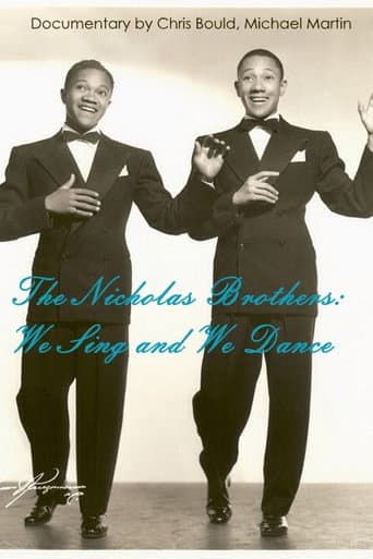 Poster for The Nicholas Brothers: We Sing and We Dance