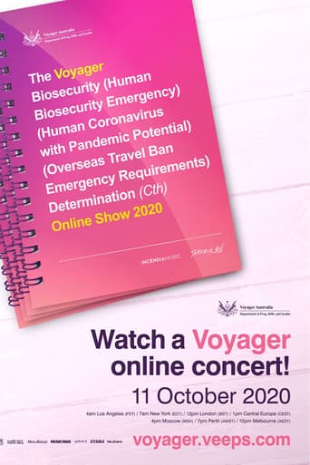 Poster for Voyager - Department of Synths and Riffs Online Live Show