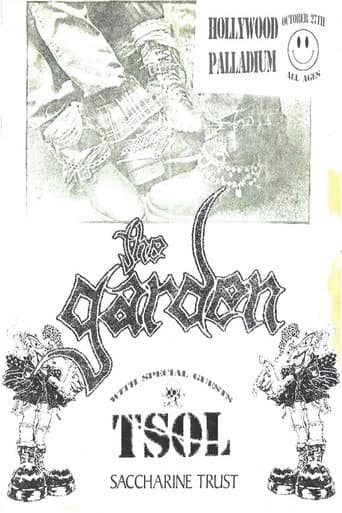 Poster for The Garden Live at the Hollywood Palladium