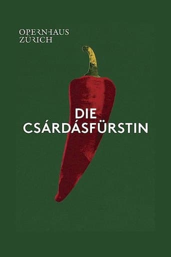 Poster for Die Csárdásfürstin - Opernhaus Zürich