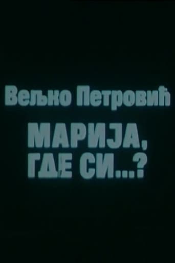 Poster for Marija, Where Are You?