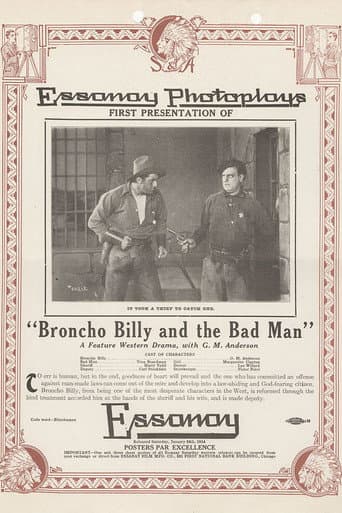 Poster for Broncho Billy and the Bad Man