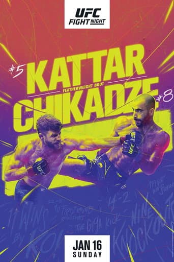 Poster for UFC on ESPN 32: Kattar vs. Chikadze