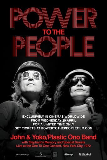 Poster for Power to the People: John & Yoko Live in NYC