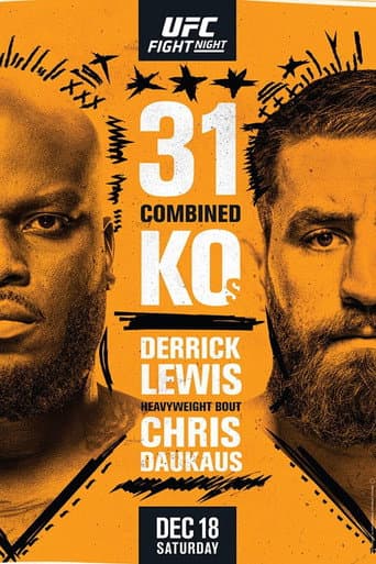 Poster for UFC Fight Night 199: Lewis vs. Daukaus