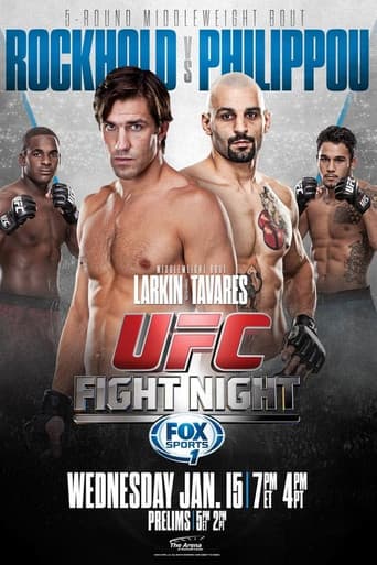 Poster for UFC Fight Night 35: Rockhold vs. Philippou
