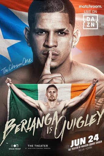 Poster for Edgar Berlanga vs. Jason Quigley