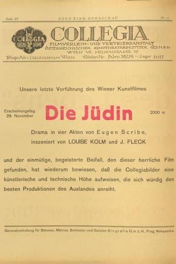 Poster for Die Jüdin