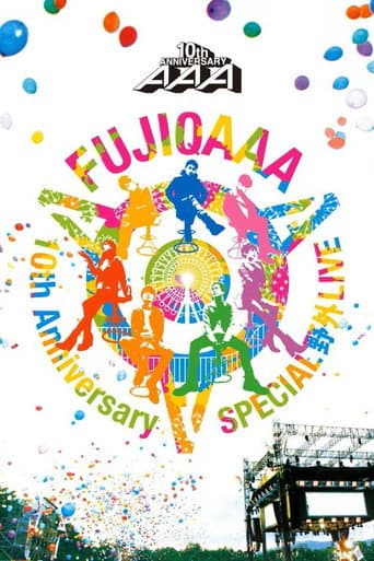 Poster for AAA 10th Anniversary Special Yagai Live In Fuji-Q Highland