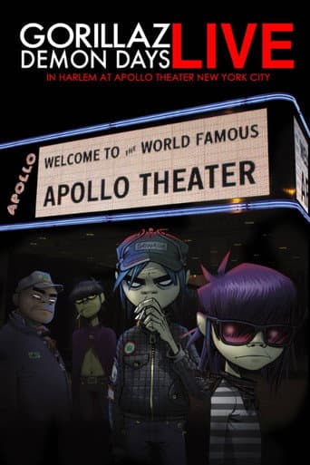 Poster for Gorillaz: Demon Days Live in Harlem at Apollo Theater