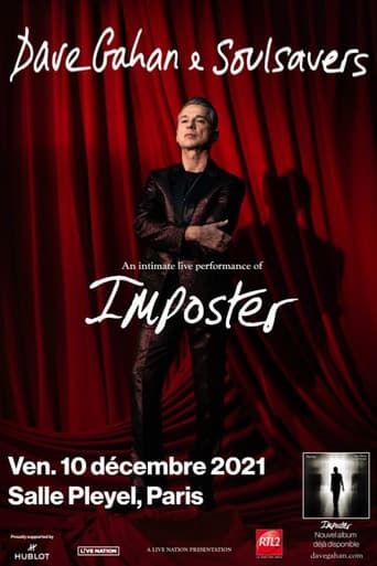 Poster for Dave Gahan & Soulsavers Salle Pleyel, Paris
