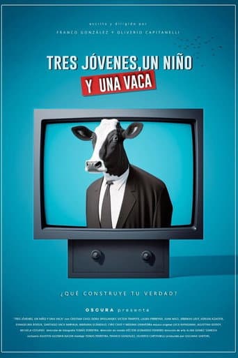 Poster for Tres jóvenes, un niño y una vaca