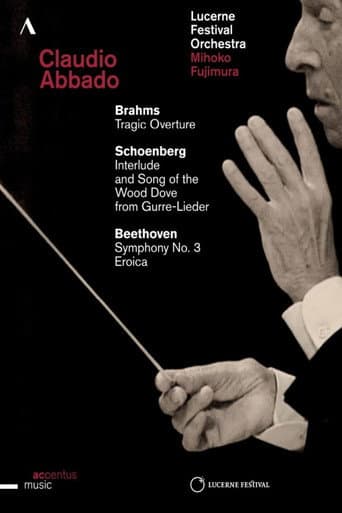 Poster for Claudio Abbado conducts Brahms, Schoenberg & Beethoven - Lucerne Festival Opening Concert