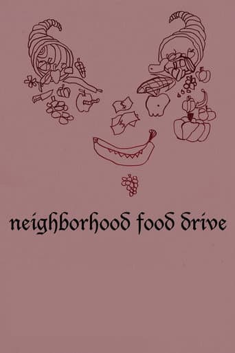 Poster for Neighborhood Food Drive