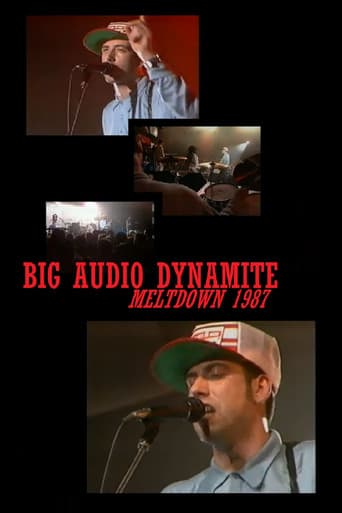 Poster for Big Audio Dynamite: Meltdown 1987