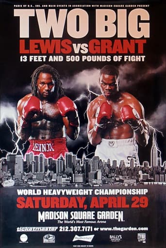 Poster for Lennox Lewis vs. Michael Grant