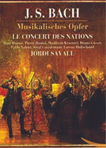 Poster for Bach BWV 1079 Musical Offering Jordi Savall Concert des Nations