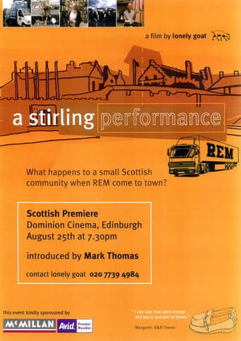 Poster for R.E.M.: A Stirling Performance
