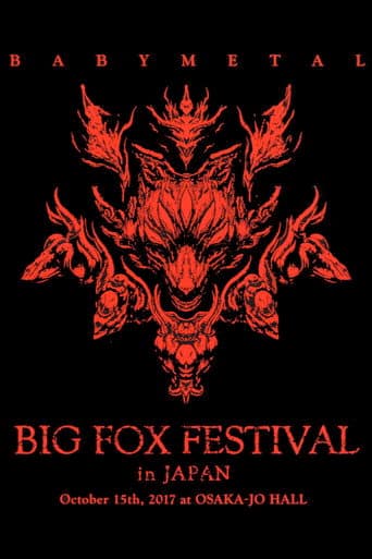 Poster for BABYMETAL - Big Fox Festival in Japan
