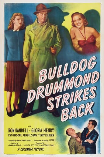 Poster for Bulldog Drummond Strikes Back