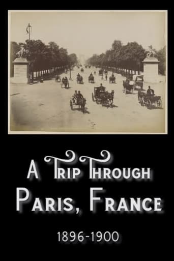 Poster for A Trip Through Paris, France in The 1890s
