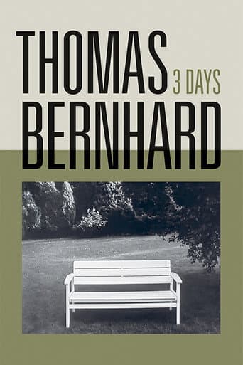 Poster for Thomas Bernhard, Three Days