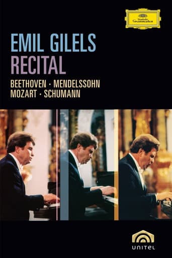 Poster for Emil Gilels Recital