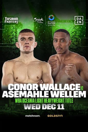 Poster for Conor Wallace vs. Asemahle Wellem