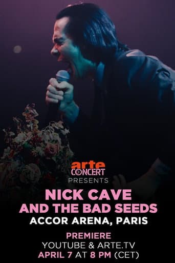 Poster for Nick Cave and the Bad Seeds - Accor Arena, Paris - ARTE Concert